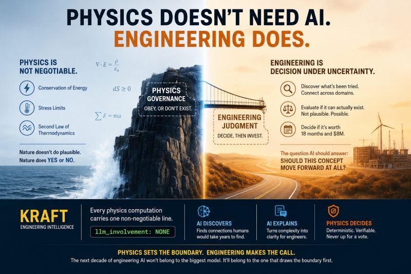 Physics Doesn’t Need AI. Engineering Does.