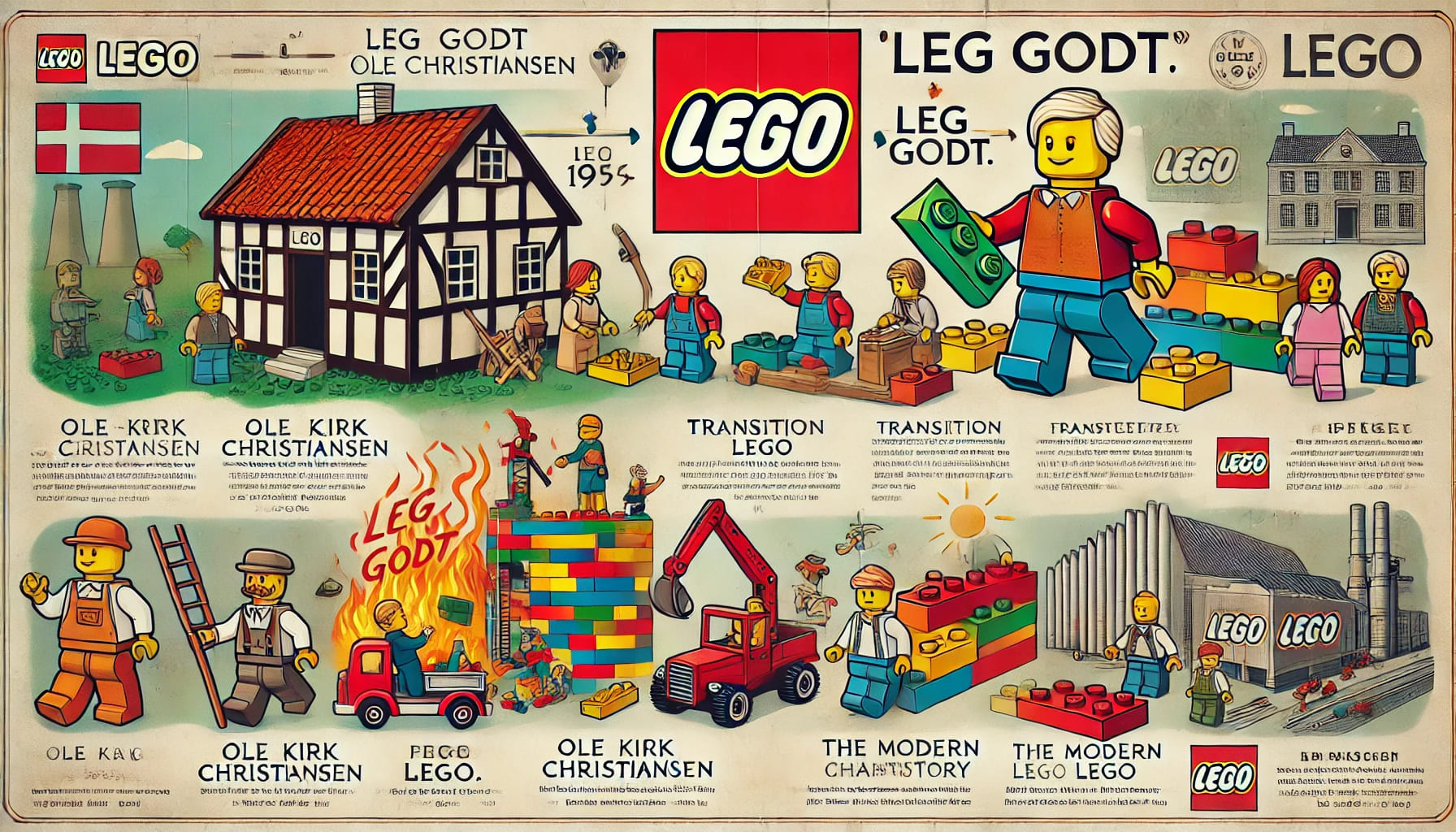 The Birth of Lego: A Story of Creativity and Resilience