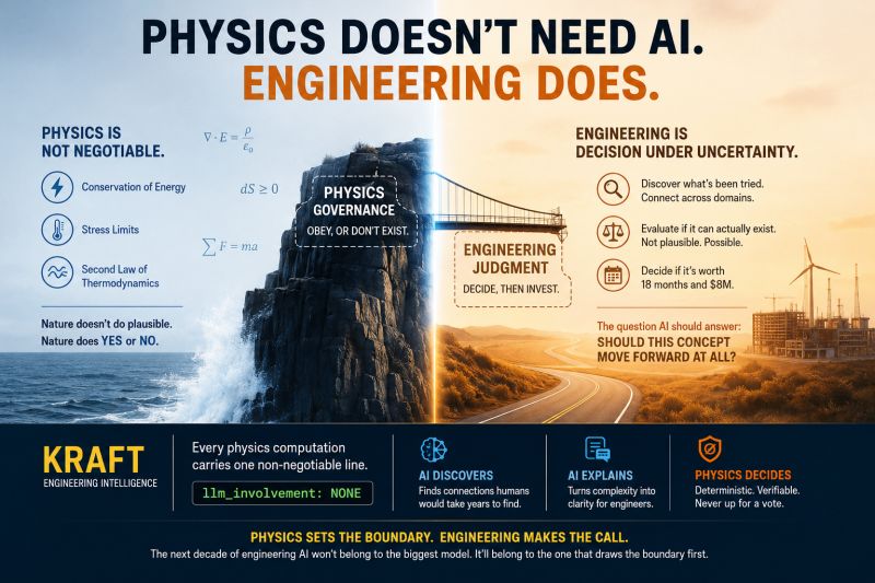 Physics Doesn’t Need AI. Engineering Does.